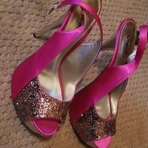 Hot Pink 5" heels